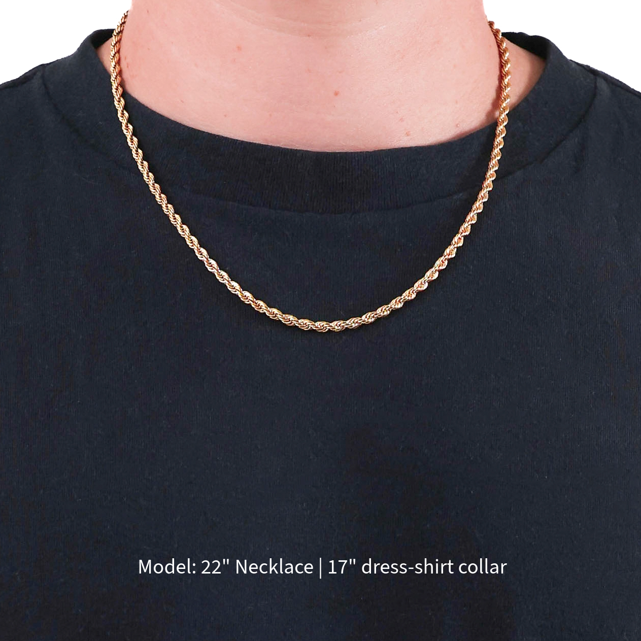 Sleek | Gold Rope Chain | Necklace KNOWN Sleek | Gold Rope Chain | Necklace KNOWN
