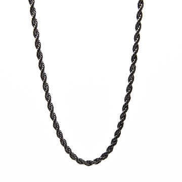 Sleek | Black Rope Chain | Necklace
